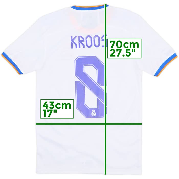 2021-22 Real Madrid Home Shirt Kroos #8 - 10/10 - (XS)
