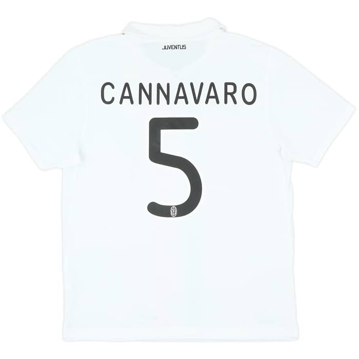 2010-12 Juventus Away Shirt Cannavaro #5 - 8/10 - (L)