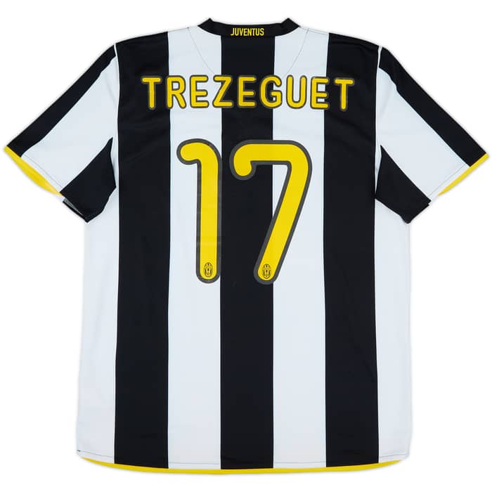 2008-09 Juventus Home Shirt Trezeguet #17 - 6/10 - (L)
