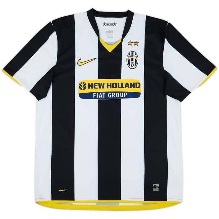 2008-09 Juventus Home Shirt Trezeguet #17 - 6/10 - (L)