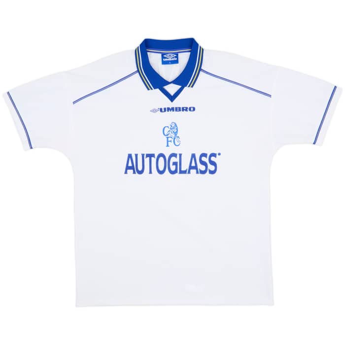 1998-00 Chelsea Away Shirt Vialli #9 - 8/10 - (XL)