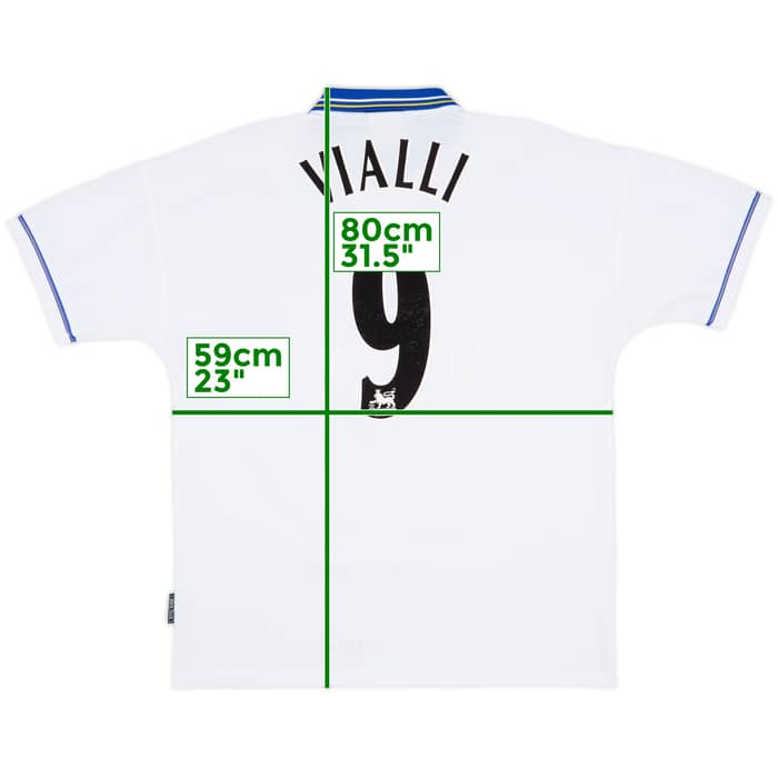 1998-00 Chelsea Away Shirt Vialli #9 - 8/10 - (XL)