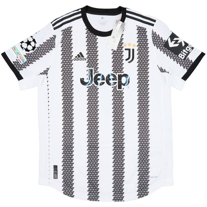 2022-23 Juventus Authentic Home Shirt Vlahovic #7 (L)