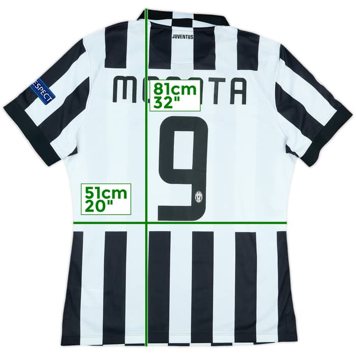 2014-15 Juventus Authentic Home Shirt Morata #9 - 8/10 - (XL)