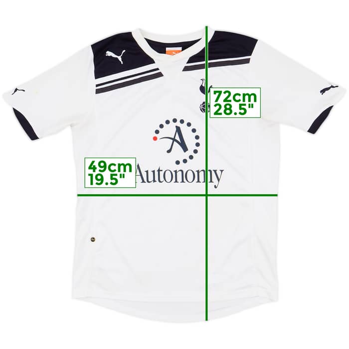2010-11 Tottenham Home Shirt - 7/10 - (XL.Boys)