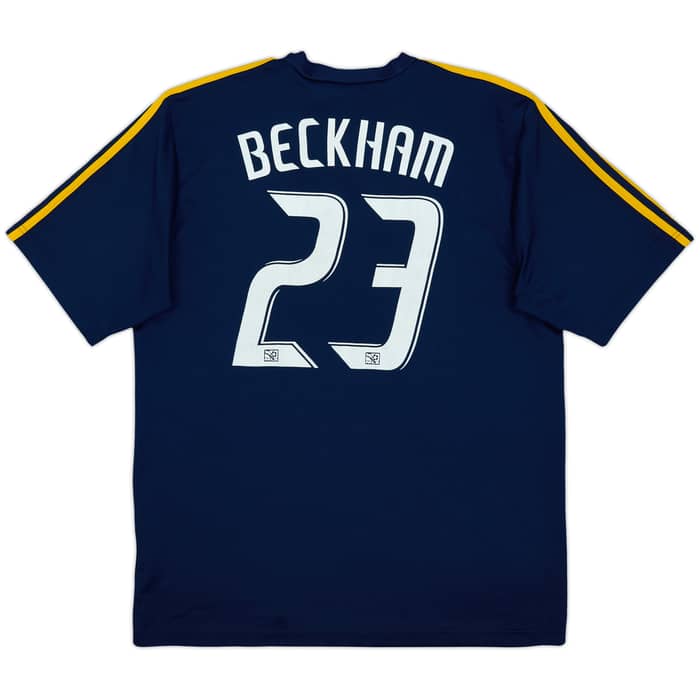 2007 LA Galaxy adidas Training Shirt Beckham #23 - 7/10 - (L)
