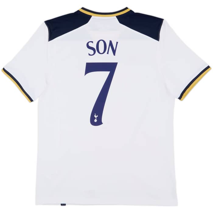 2016-17 Tottenham Home Shirt Son #7 - 8/10 - (XL)