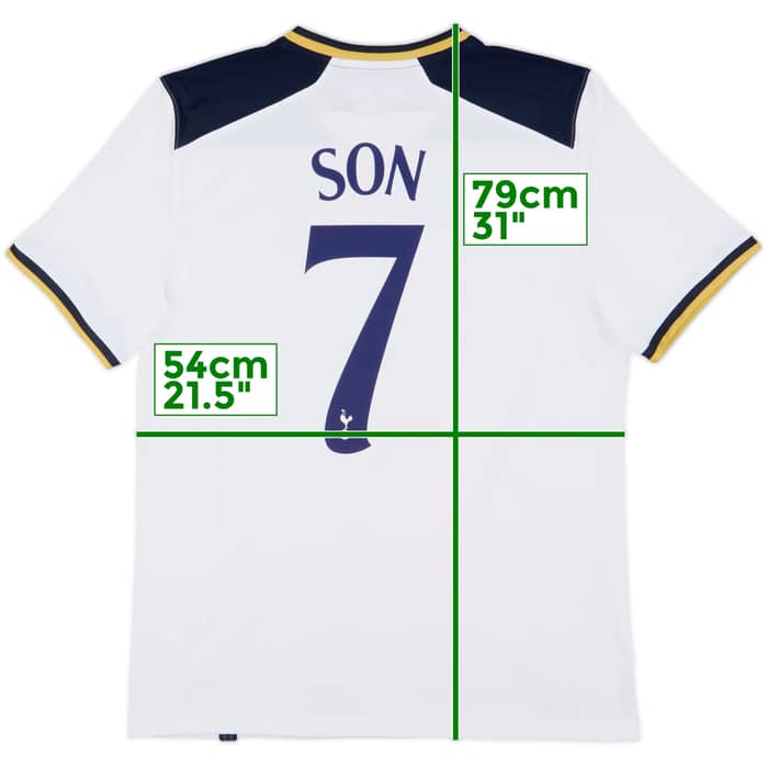 2016-17 Tottenham Home Shirt Son #7 - 8/10 - (XL)
