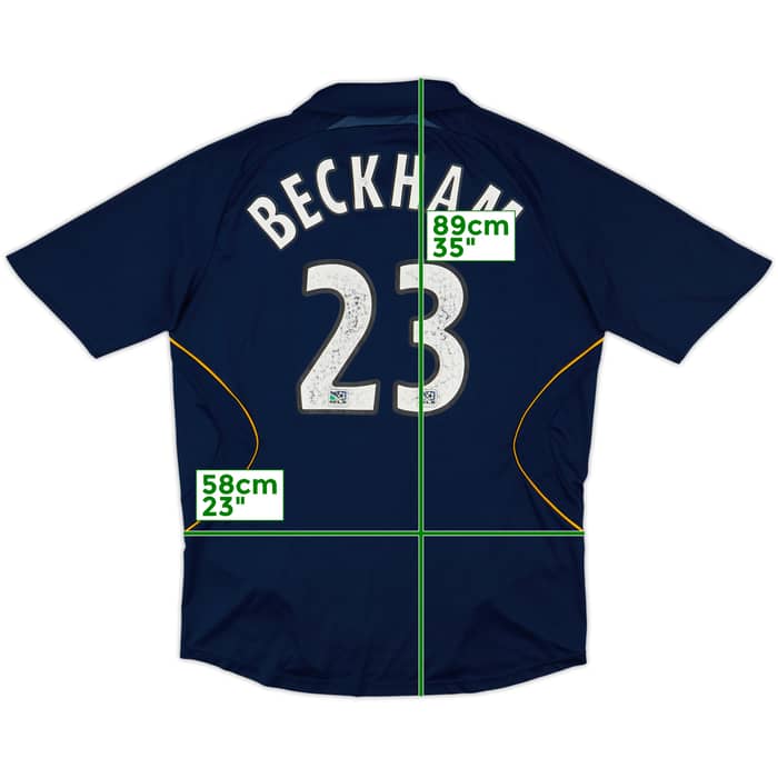 2007-08 LA Galaxy Away Shirt Beckham #23 - 5/10 - (L)