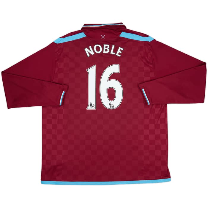2009-10 West Ham Home L/S Shirt Noble #16 - 6/10 - (XXL)