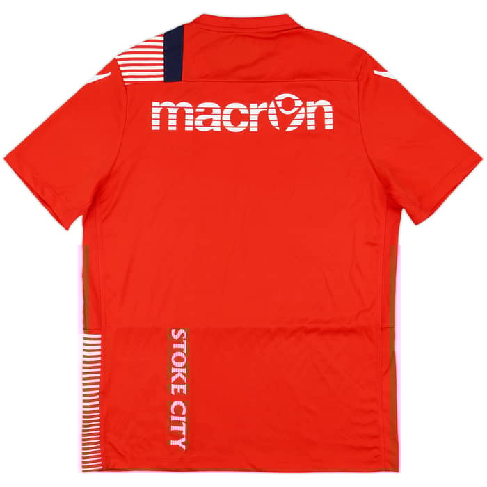 2017-18 Stoke City Macron Training Shirt - 10/10 - (L)