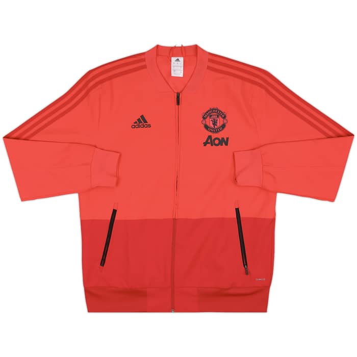 2018-19 Manchester United adidas Track Jacket - 8/10 - (L)