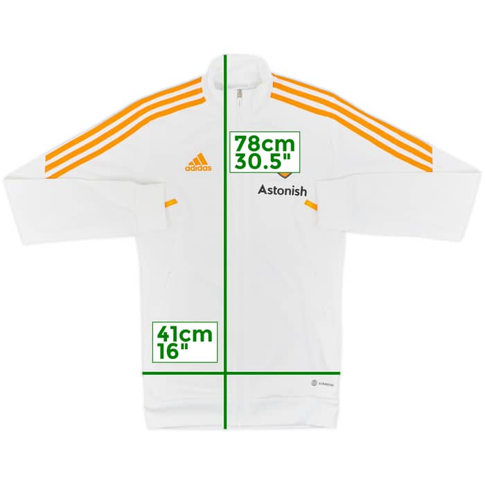 2022-23 Leeds United adidas Track Jacket - 10/10 - (XS)