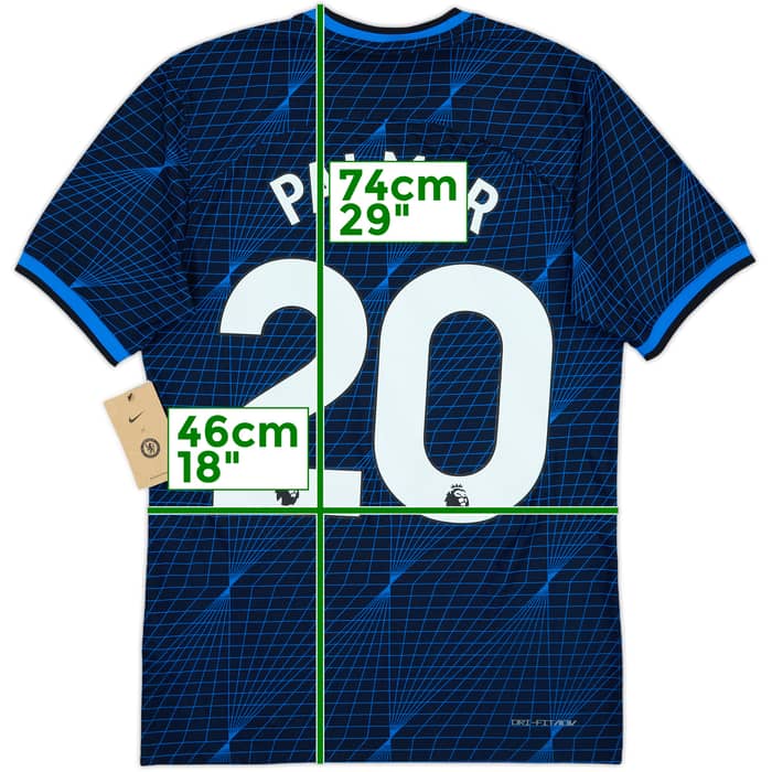 2023-24 Chelsea Authentic Away Shirt Palmer #20 (S)