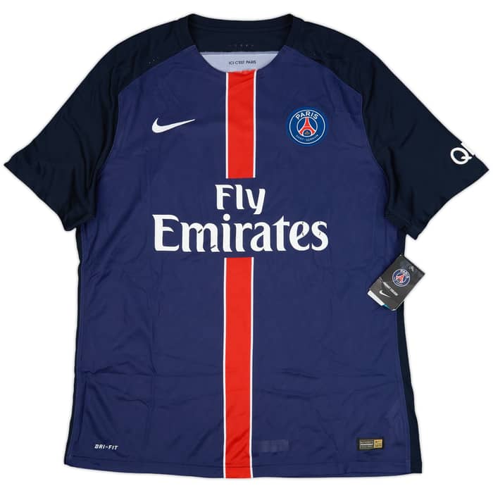 2015-16 Paris Saint-Germain Authentic Home Shirt Ibrahimovic #10 (XL)