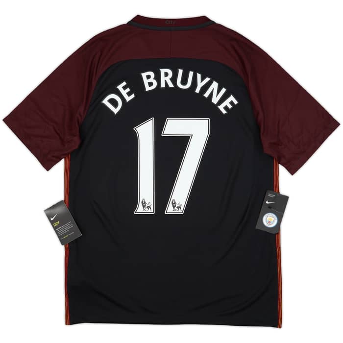 2016-17 Manchester City Away Shirt De Bruyne #17 (M)