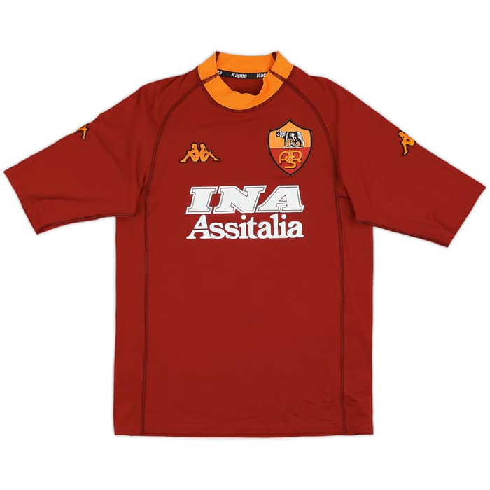 2000-01 Roma Home Shirt Nakata #8 - 7/10 - (M)