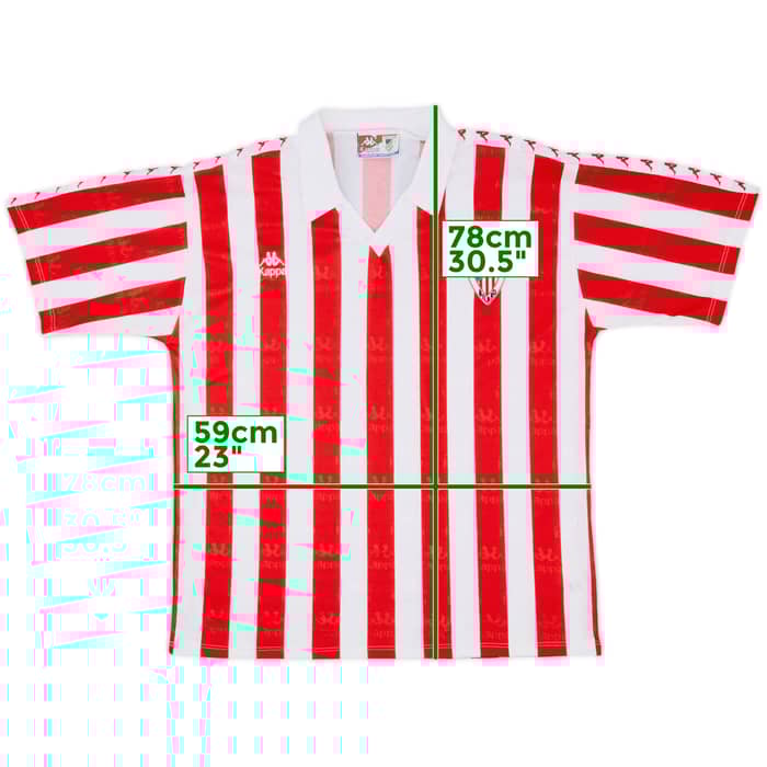 1991-93 Athletic Bilbao Home Shirt - 8/10 - (XL)