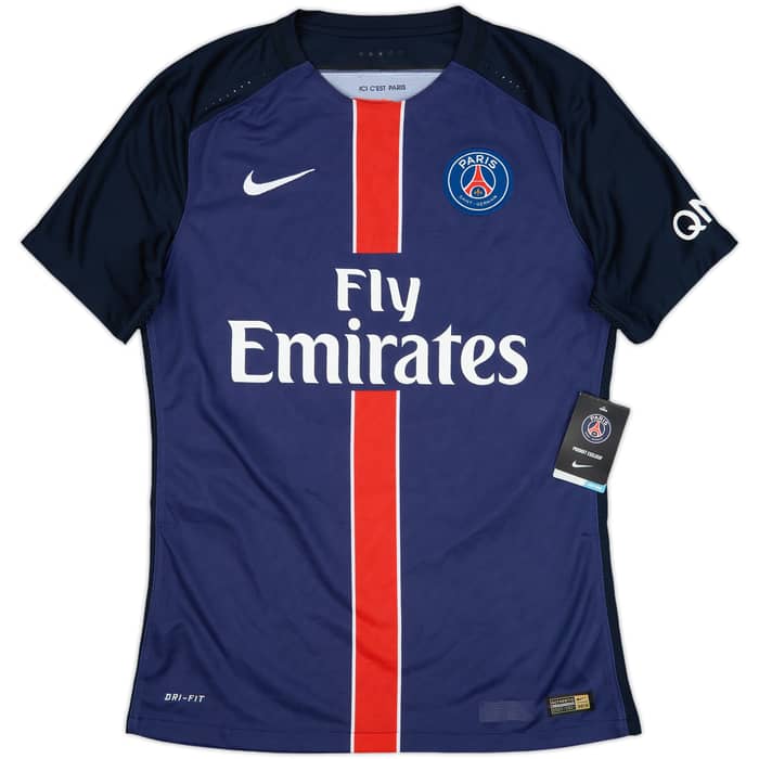 2015-16 Paris Saint-Germain Authentic Home Shirt Ibrahimovic #10 (M)
