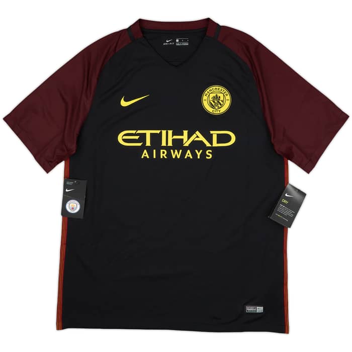 2016-17 Manchester City Away Shirt Silva #21 (L)