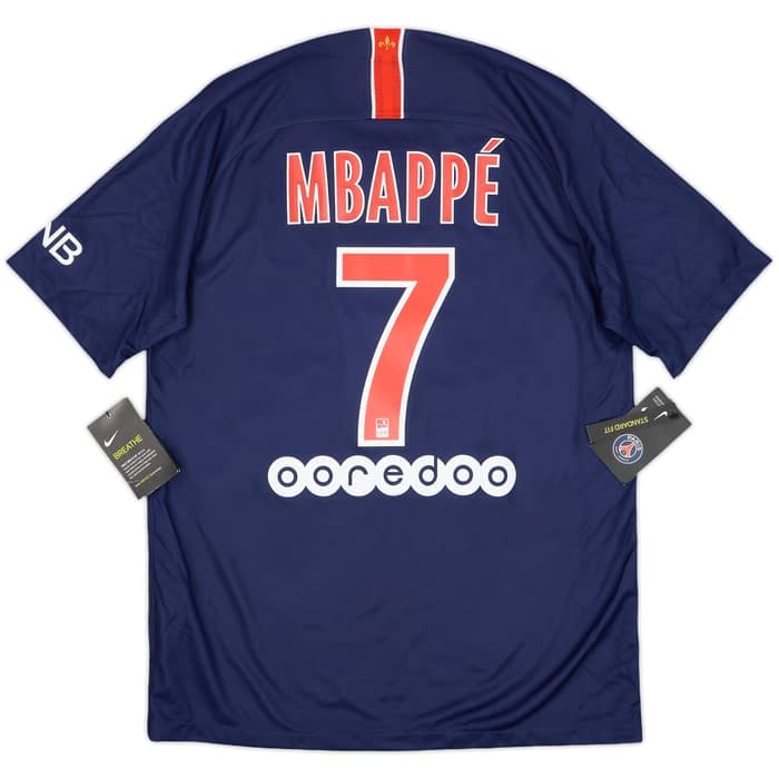 2018-19 Paris Saint-Germain Home Shirt Mbappe #7 (M)