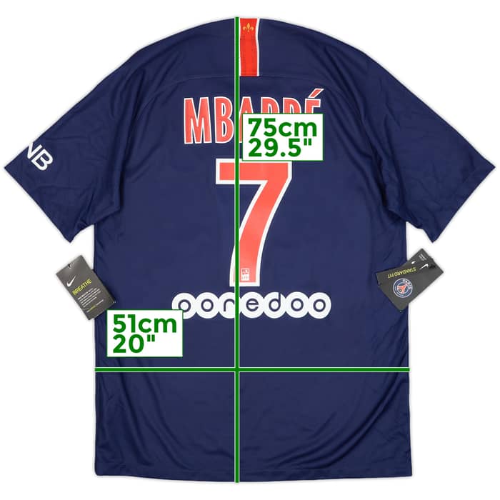 2018-19 Paris Saint-Germain Home Shirt Mbappe #7 (M)