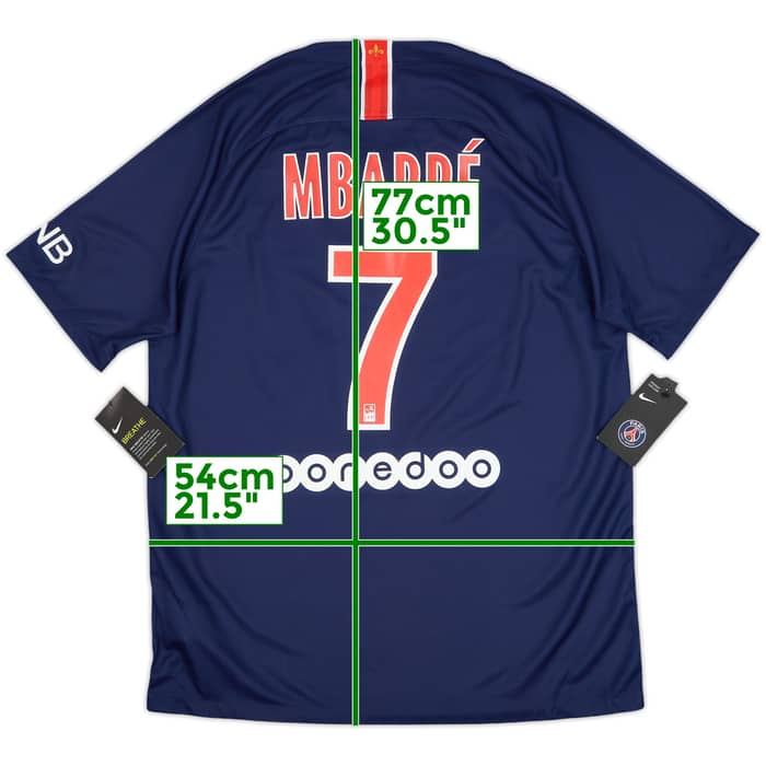2018-19 Paris Saint-Germain Home Shirt Mbappe #7 (M)