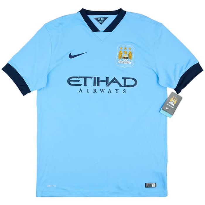 2014-15 Manchester City Home Shirt Silva #21 (L)