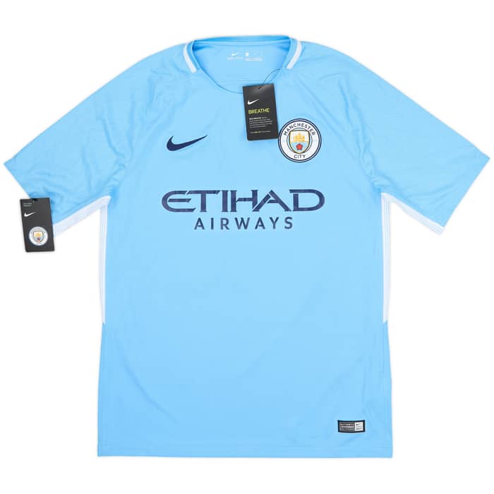2017-18 Manchester City Home Shirt Silva #21 (M)