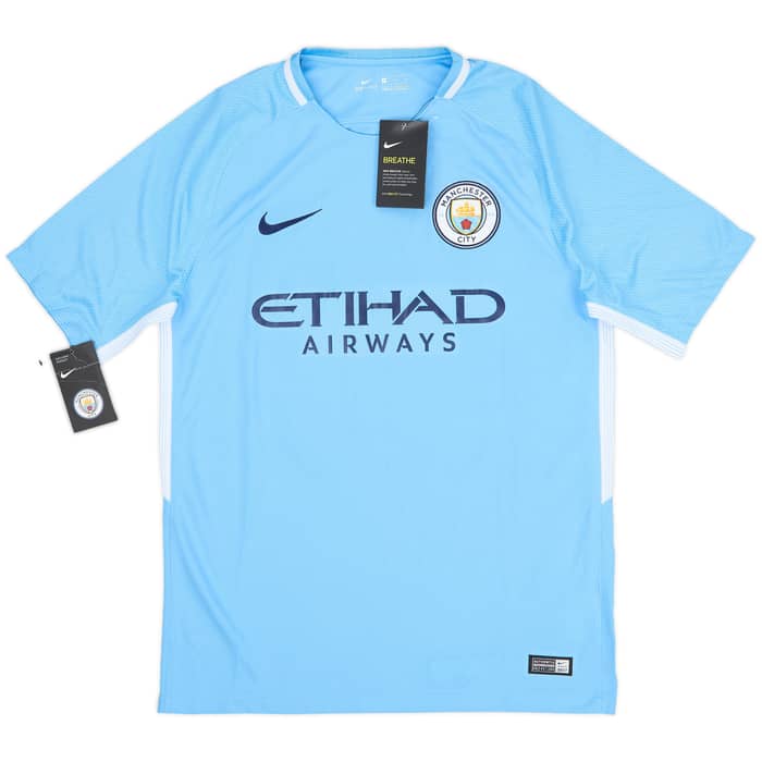2017-18 Manchester City Home Shirt Silva #21 (M)