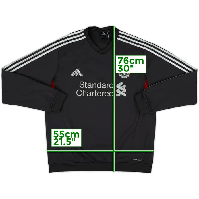 2011-12 Liverpool adidas Sweat Top - 8/10 - (L/XL)