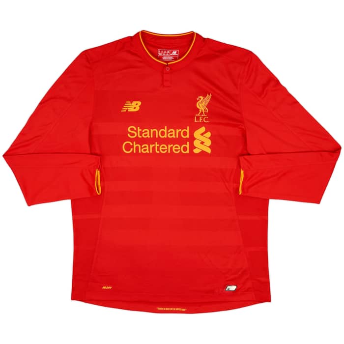 2016-17 Liverpool Home L/S Shirt Emre Can #23 - 7/10 - (XL)
