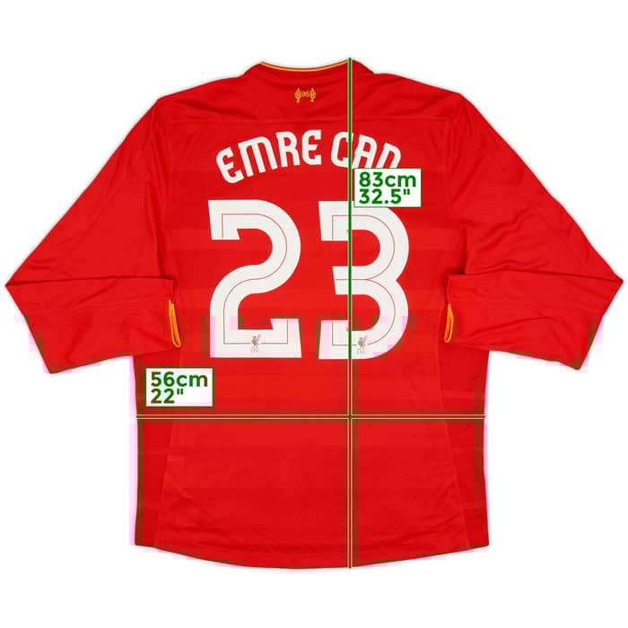 2016-17 Liverpool Home L/S Shirt Emre Can #23 - 7/10 - (XL)