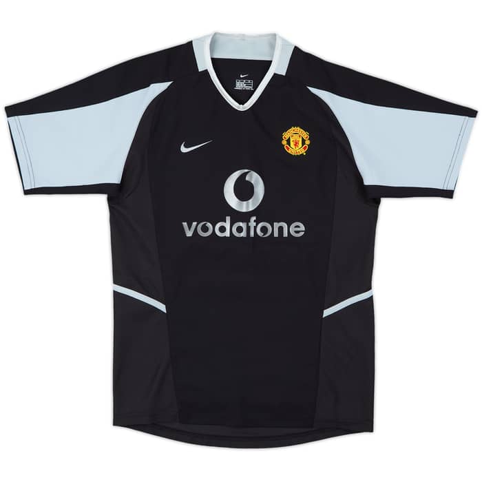 2002-04 Manchester United GK S/S Shirt - 10/10 - (L.Boys)