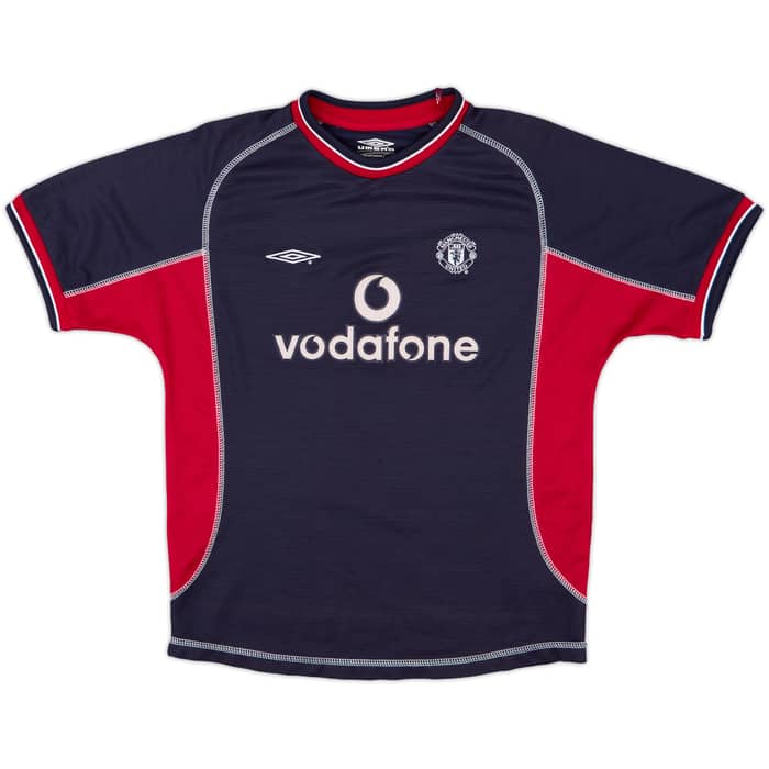 2000-01 Manchester United Third Shirt - 8/10 - (L.Boys)