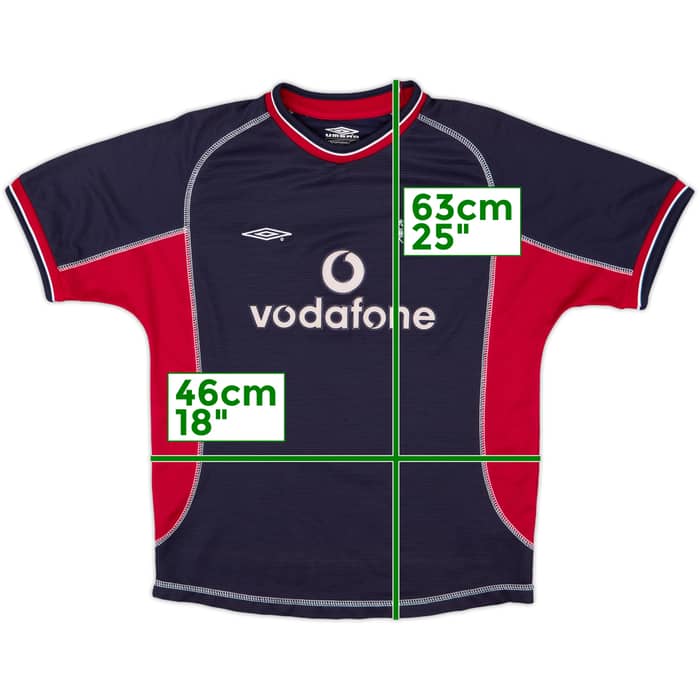 2000-01 Manchester United Third Shirt - 8/10 - (L.Boys)