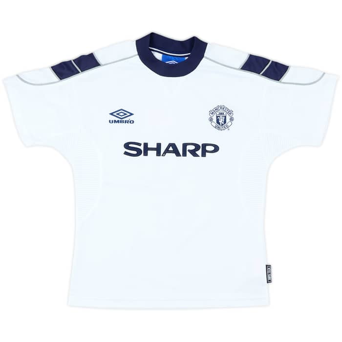 1999-00 Manchester United Third Shirt - 7/10 - (L.Boys)