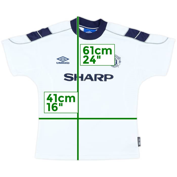 1999-00 Manchester United Third Shirt - 7/10 - (L.Boys)