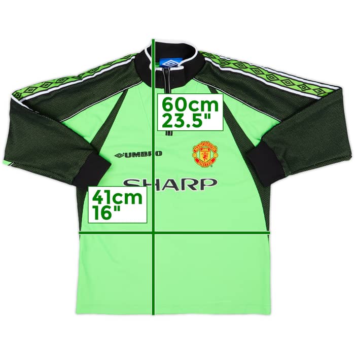 1998-99 Manchester United GK Shirt - 8/10 - (M.Boys)