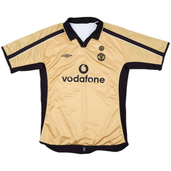 2001-02 Manchester United Centenary Away/Third Shirt - 8/10 - (L.Boys)