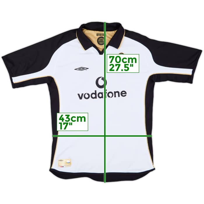 2001-02 Manchester United Centenary Away/Third Shirt - 8/10 - (L.Boys)