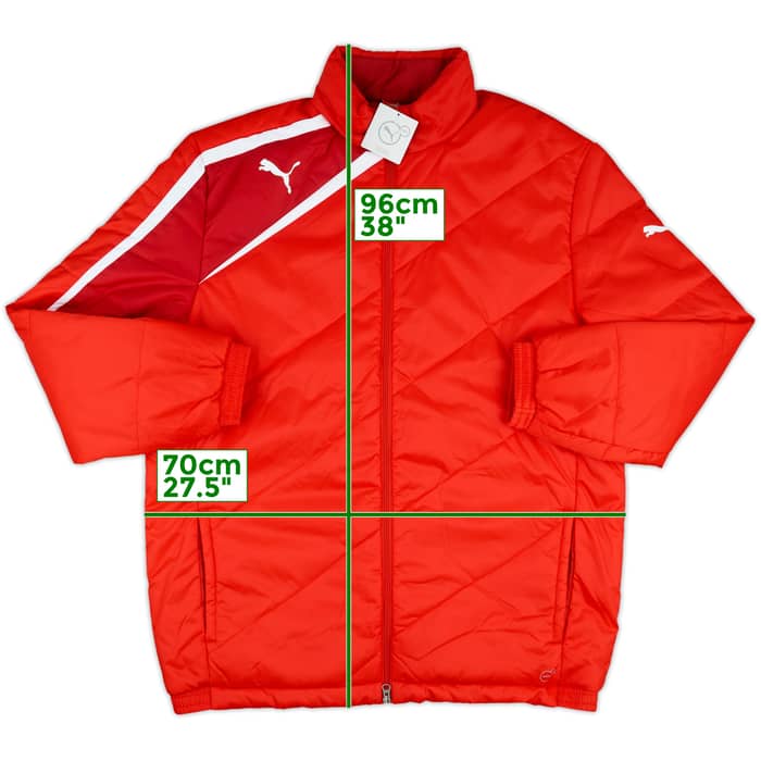2014-16 Puma Padded Hooded Bench Coat (XL)