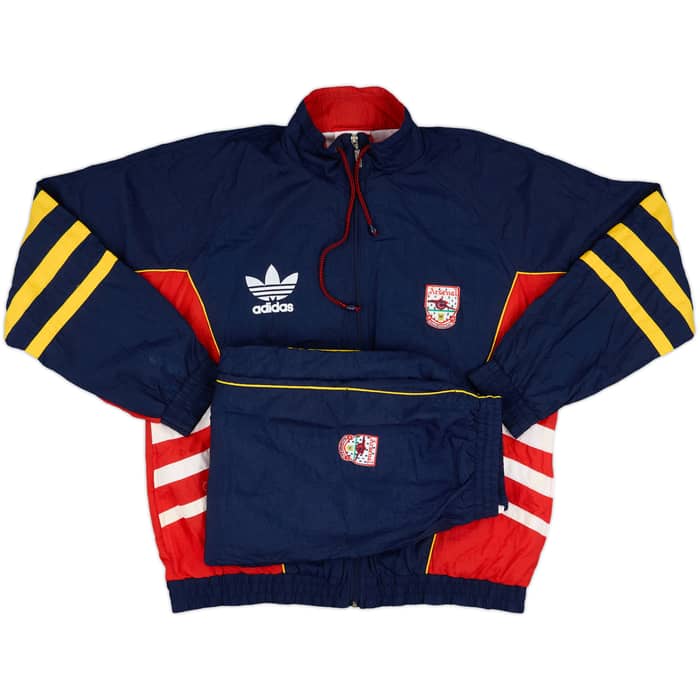 1990-92 Arsenal adidas Full Tracksuit - 9/10 - (L)
