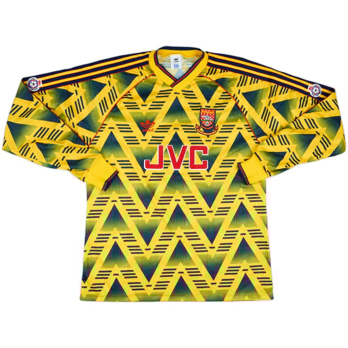 PRIZE DRAW: 1991-92 Arsenal Match Issue Away L/S Shirt #13