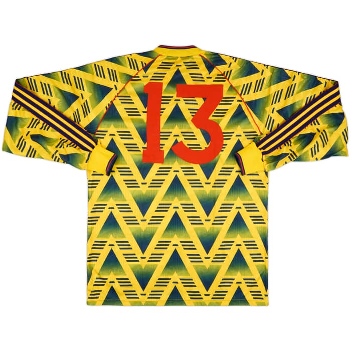 PRIZE DRAW: 1991-92 Arsenal Match Issue Away L/S Shirt #13