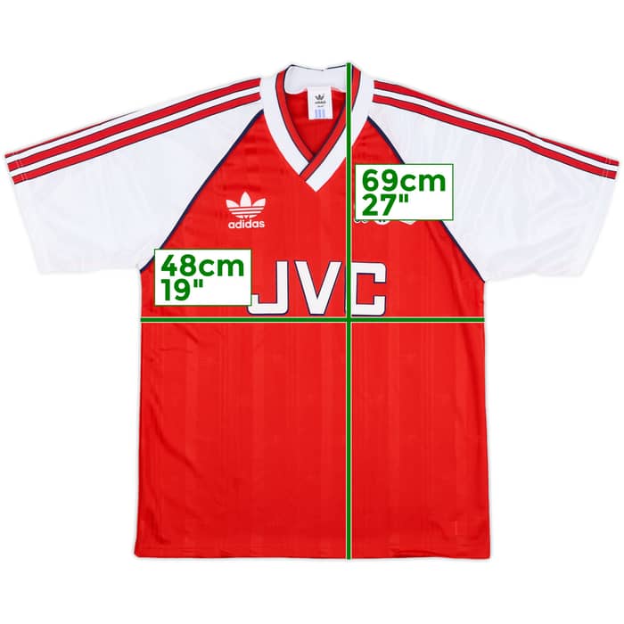 1988-90 Arsenal Home Shirt - 10/10 - (M)