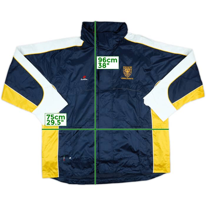 1998-00 Wimbledon Lotto Hooded Rain Jacket (XXL)