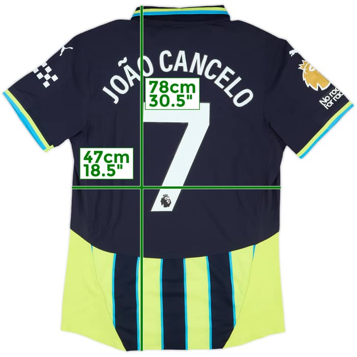 2024-25 Manchester City Player Issue Away Shirt Joao Cancelo #7