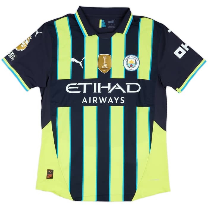2024-25 Manchester City Player Issue Away Shirt Phillips #4