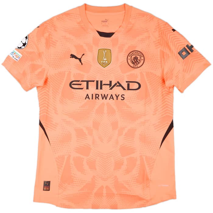 2024-25 Manchester City Match Issue Champions League GK Shirt Stefan Ortega #18